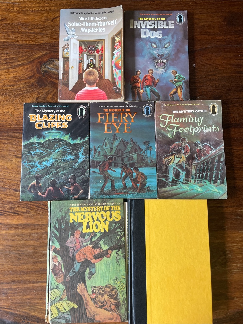 7 Alfred Hitchcock Hardcover Softcover Books Mixed Lot Vintage + Newer
